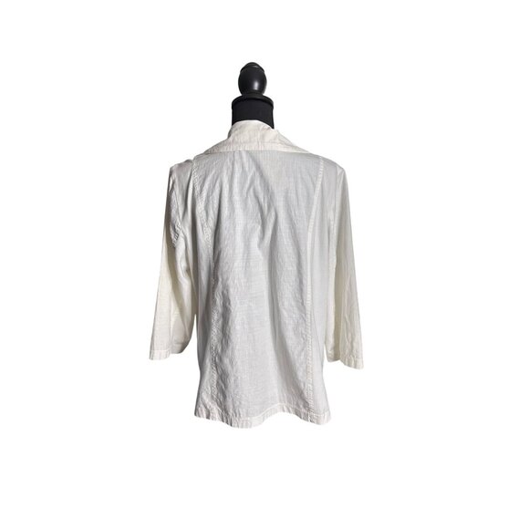 Chico's Zenergy Collection Ripstop Jacket Optic White Size 3/XL NWT - Picture 3 of 10